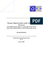 Russian Opportunities Under The Kyoto Protocol. The Sakhalin Power Plants, A Case Study On The Use of Kyoto Joint Implem