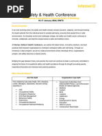 NEBOSH Day Agenda November 2023