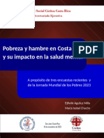 Pobreza-Hambre-Salud Mental en Costa Rica 2023