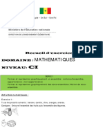 Ci Maths Recueils D'exercices Mathematiques Ci Au CM2