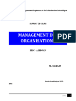 Cours Management Des Organisations