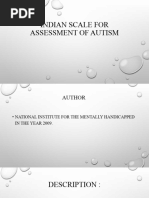 Indian Scale For Assessment of Autism