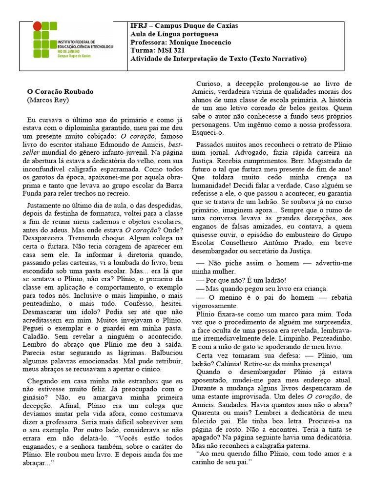 msi-321-atividade-de-interpreta-o-de-texto-o-cora-o-roubado-pdf