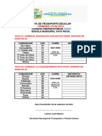 Rotas para Os Cursos Preparatório Enem - Domingo 10-09-2023