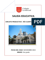 Salida Educativa Río Cuarto 2023