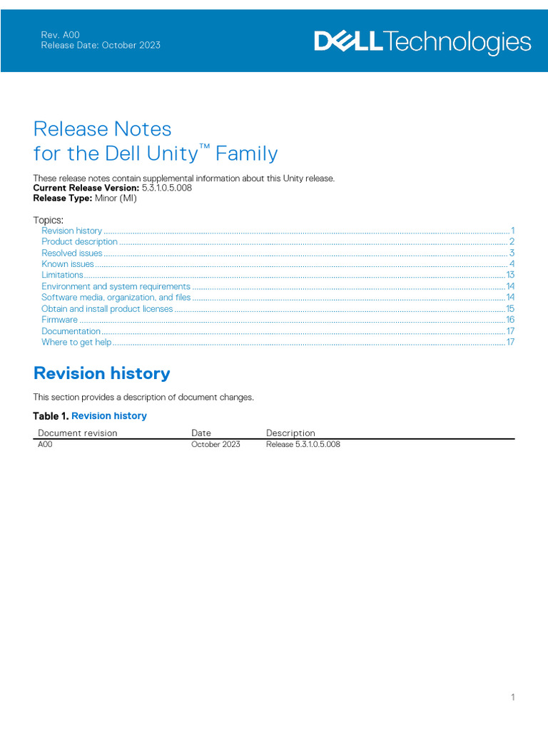 Unity Family 5 3 1 RN en Us PDF Replication Protocols