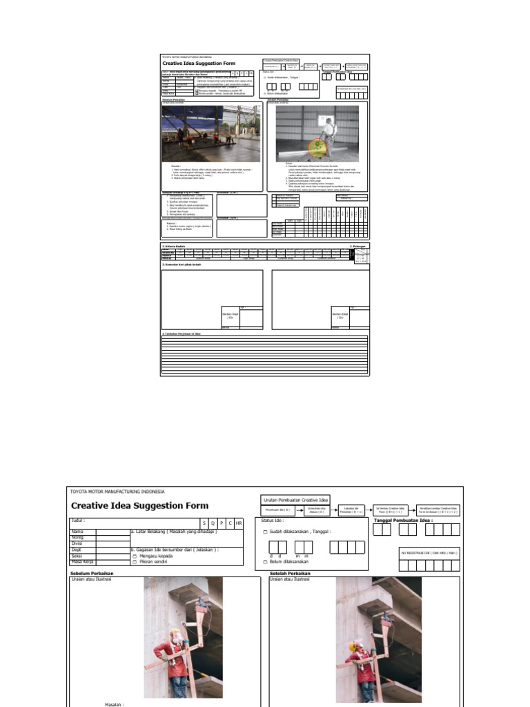 Kaizen Format Creative Idea - 1 - 01 | PDF