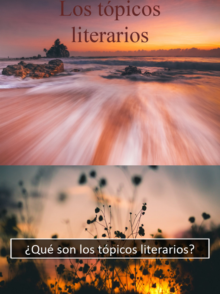 Tópicos literarios del Siglo de Oro | PDF