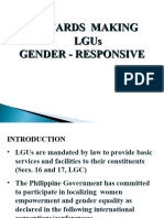 Regions' Final Gender-Responsive LGUs Training