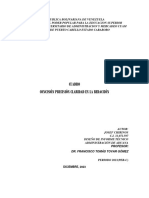 Cuadro Concisión Precisión Claridad en La Redacción