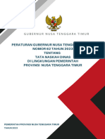 PERGUB NTT NO 62 Tahun 2023 Tentang Tata Naskah Dinas OKK