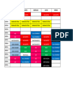 Horarios Cancha 2022