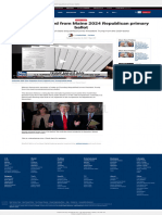 Trump Disqualified From Maine 2024 Republican Primary Ballot