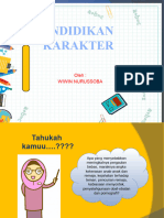 PENDIDIKAN KARAKTER (MPLS Bu Wiwin)