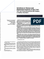 Van Leeuwen Et Al 2013 Variations in Venous and Segmental Anatomy of The Liver Two and Three Dimensional MR Imaging in