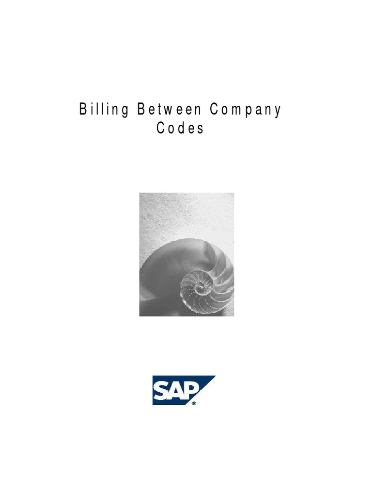 Billingbetween Company Codes EN | PDF | Invoice | Electronic Data ...