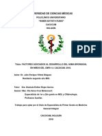 FACTORES ASOCIADOS AL DESARROLLO DEL ASMA BRONQUIAL