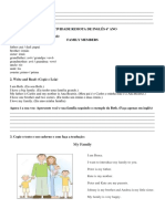 2 Atividade de Inglês 6 Ano 2021 PDF