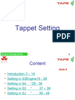 2 - S SJ Series - Tappet Setting