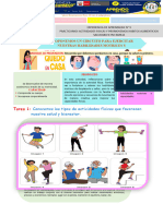 EXP. 9 ACT. DE APRENDIZAJE #32 - EDUC. FISICA - VI CICLO - 1° y 2°