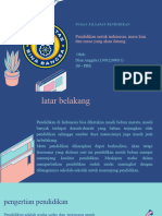 Pendidikan U Indonesia Masa Kini& Masadepan - Dian Anggita (13082200031) 3B-PBK