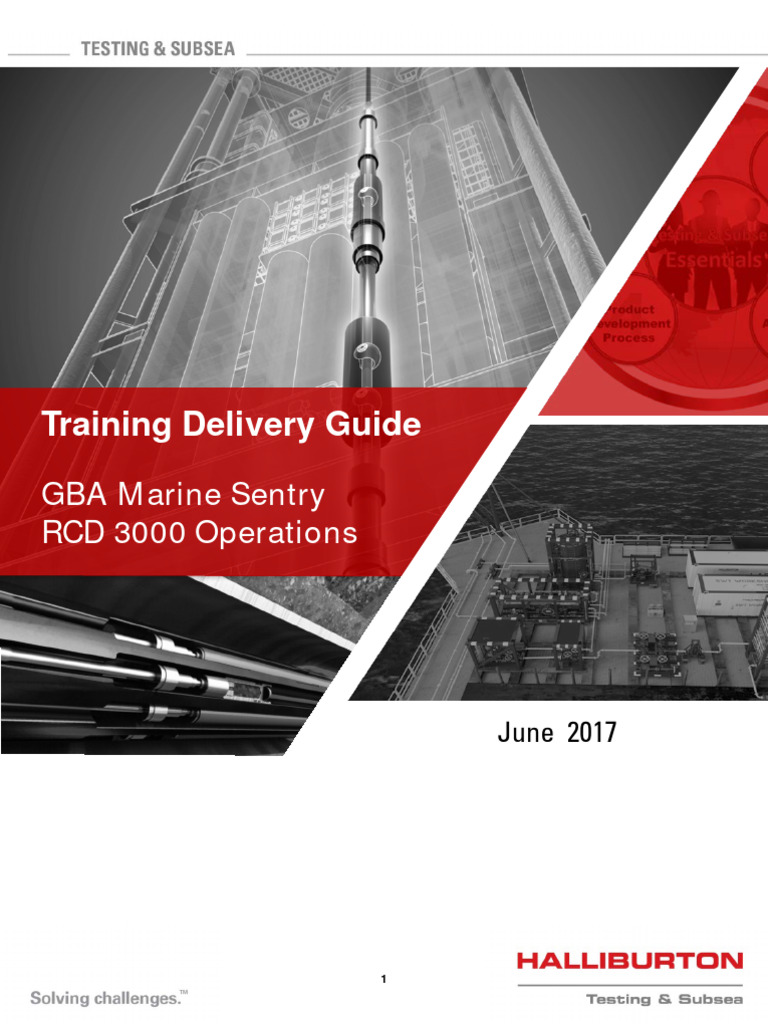 GBA Marine Sentry RCD 3000 Training Guide | PDF