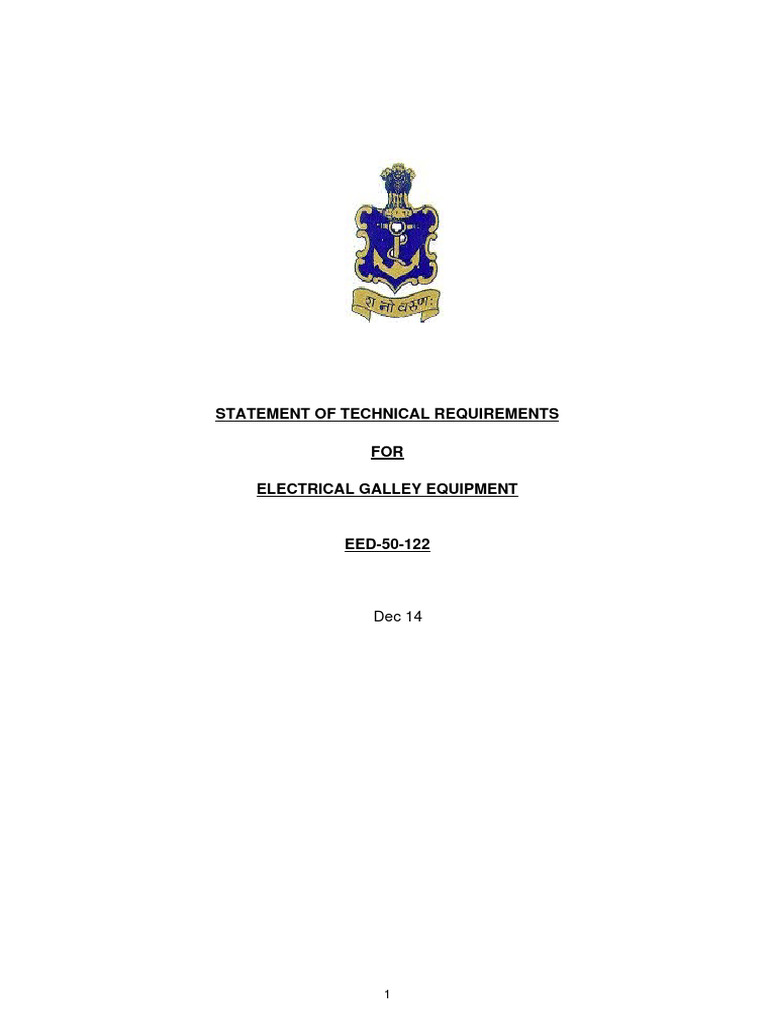 Galley Equipment | PDF