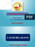 Materi Kuliah Pendidikan Karakter