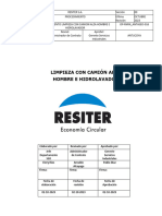 RMIN - ANTASEO-016 - Procedimiento de Limpieza Con Camión Alza Hombre E Hidrolavador (V-07)