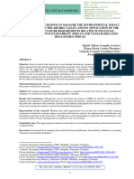 Accounting Mechanism To Measure The Environmental Impact of Industries in The Aburrá Valley and Its Application of The