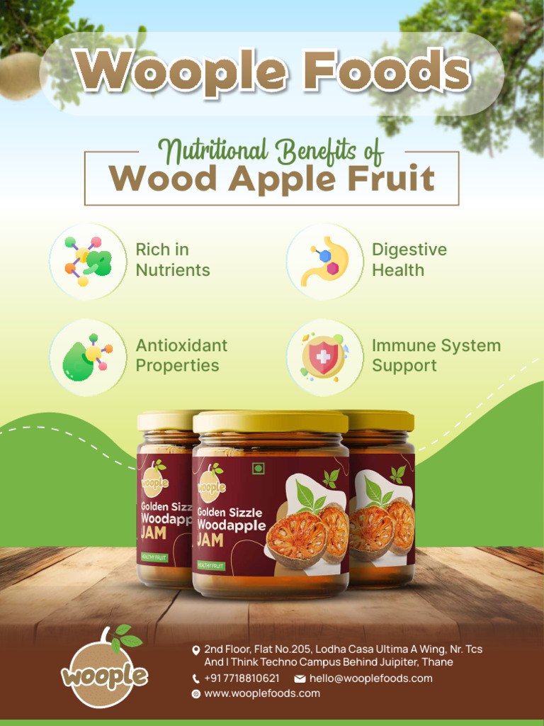 Wood Apple Jam Online Woople Foods PDF