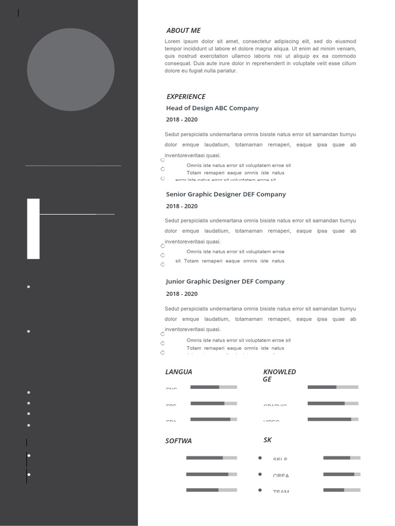 13 Professional CV Resume | PDF