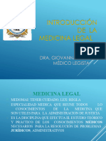 Introducción Medicina Legal