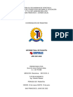 Informe Final de Pasantias - Electronica Seccion A - Deivi Quintero V30770966