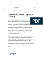 Mindfulness-Based Cognitive Therapy - Psychology Today Australia