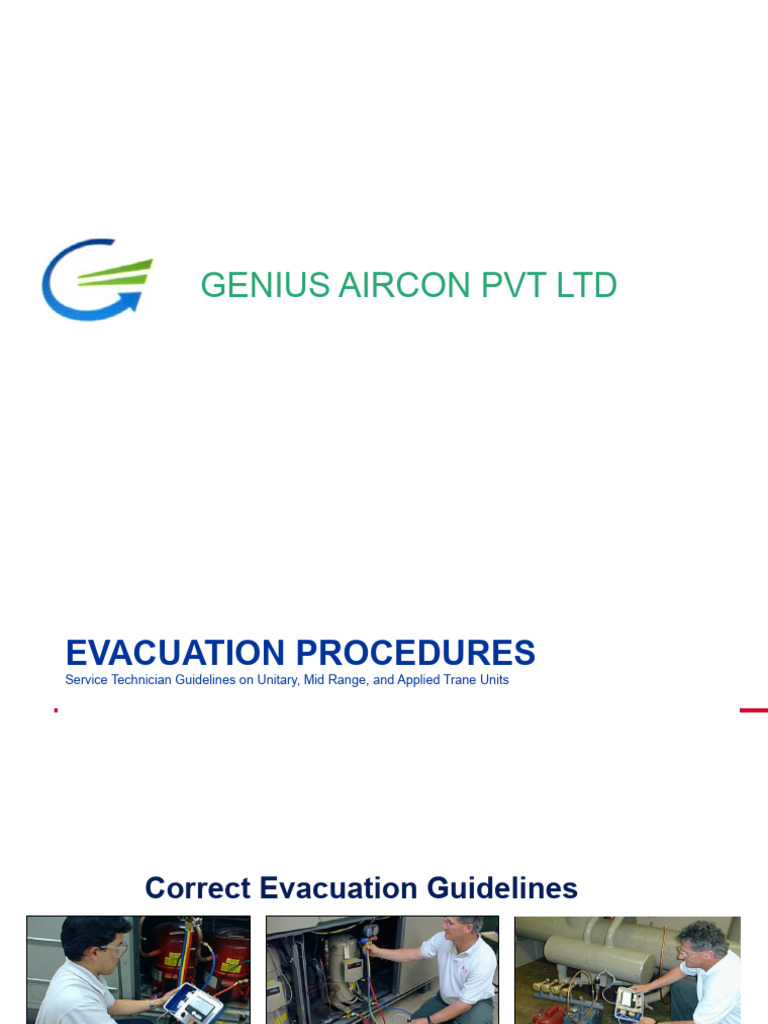 Evacuation Process of HVAC System PDF Water Corrosion