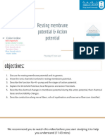 3,4 - Resting Membrane Potential & Action Potential