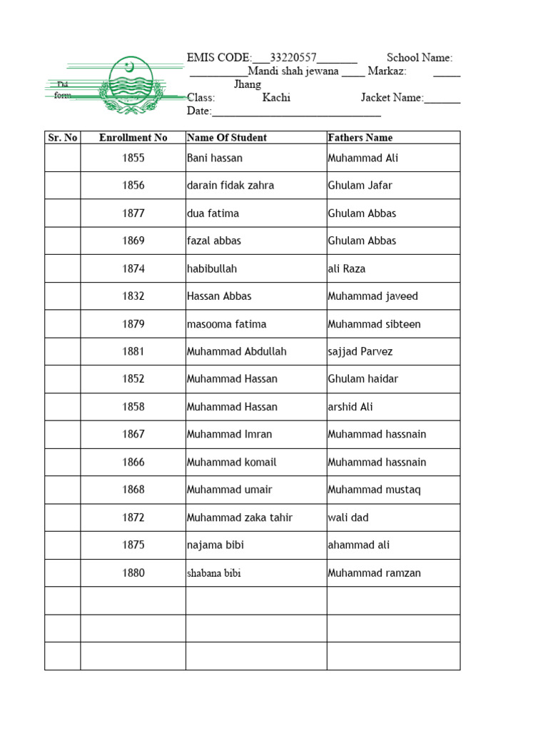 D4 Form Kariwala | PDF