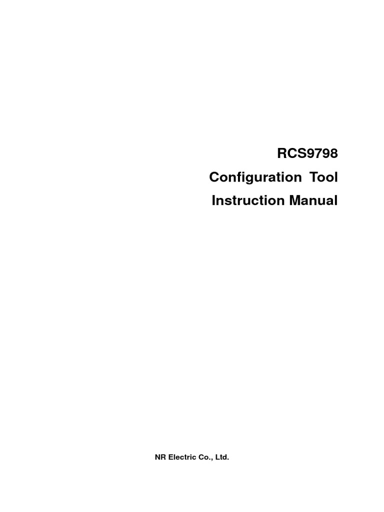 Rcs 9798 configuration tool instruction manual en general x r1 01 en