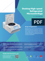 Desktop High-Speed Refrigerated Microcentrifuge