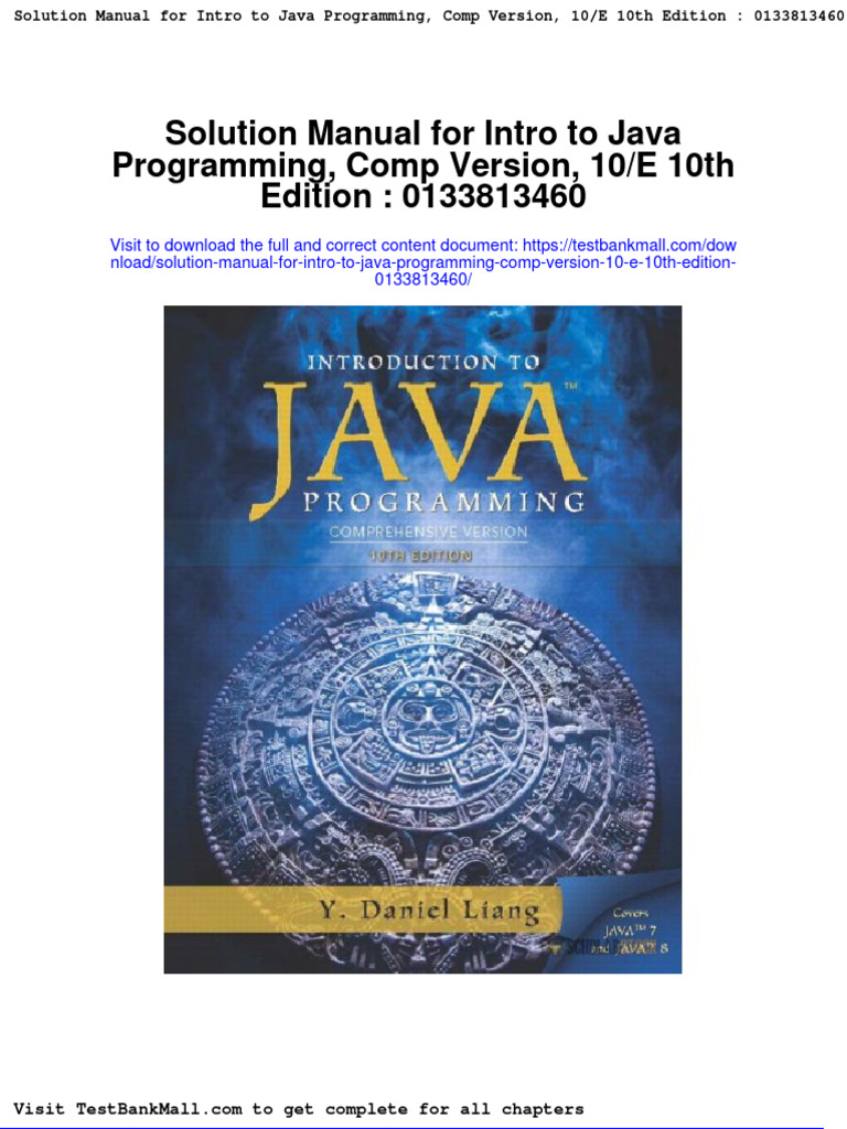 Java Programming Solutions Guide | PDF