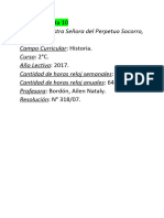 BORDÓN AILEN 2º Historia