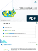 Vendor Manual Book - PT Pii Persero