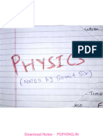 Physics Notes