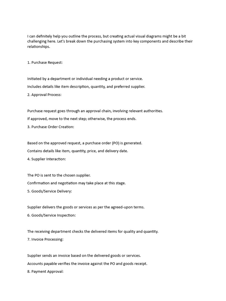 Flowchart Purchase | PDF | Invoice | Receipt