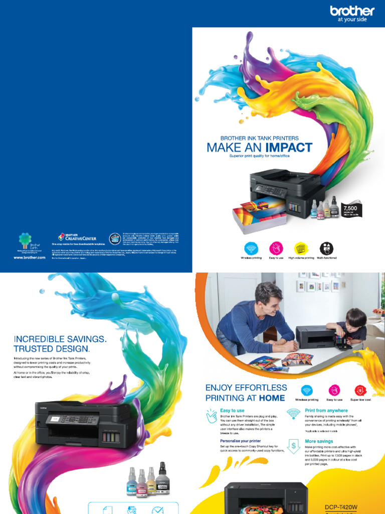 Brother Printer - Mini19HT 8PP Brochure | PDF