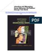 Understanding and Managing Organizational Behavior 6th Edition George Test Bank