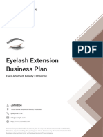 Eyelash Extension Business Plan