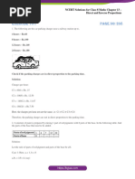 NCERT Solutions For Class 8 Maths Chapter 13 Direct and Inverse Proportions