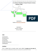 Chemistry Project Report On Study of Qua